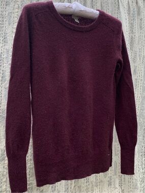 Halogen Cashmere Sweater in Merlot